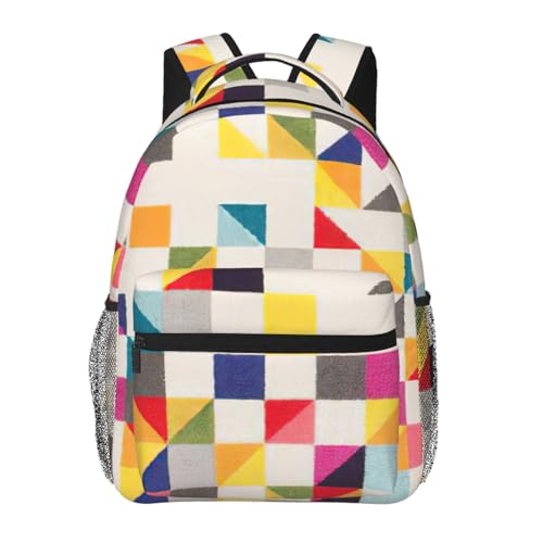 Mochila ligera triangular con diseño versátil de gran capacidad para el día a día