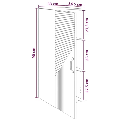 Armario de pared compacto 33 cm para solucionar falta de espacio 3