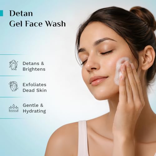 Image of Pilgrim 3% AHA BHA PHA Detan Gel Face Wash | Korean Cica & Panthenol | Detans | All Skin Types| Salicylic, Lactic, Gluconolactone | For Men & Women| 100 ml
