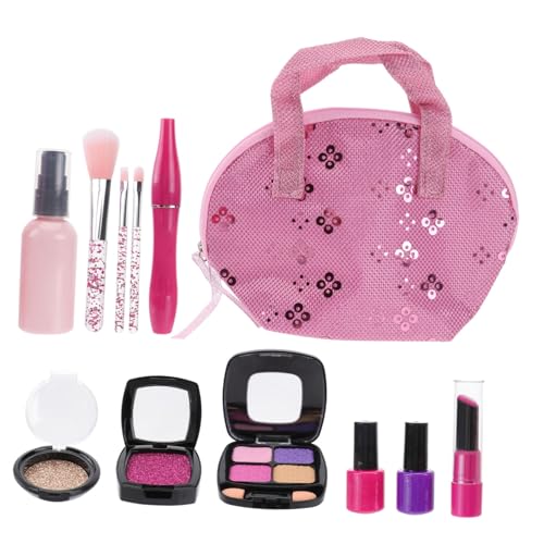 BESPORTBLE 1Juego Maquillaje de Simulación Niñas de Cosméticos con Accesorios Fomentar Hábitos de Seguros