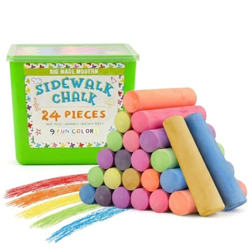 Kid Made Modern Non Toxic Sidewalk Chalk Bucket...