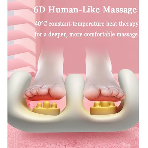 Masajeador de pies 6D con calor, masajeador inteligente para pies y pantorrillas, 3 niveles de intensidad, masaje profundo para fascitis plantar y alivio del dolor, regalos para mujeres y hombres miniatura 2