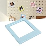 Marco de fotos magnético: compatible con fotos tomadas para Instax Square, el tamaño de la foto es de aproximadamente 72 x 86 mm/2,8 x 3,4 pulgadas.
