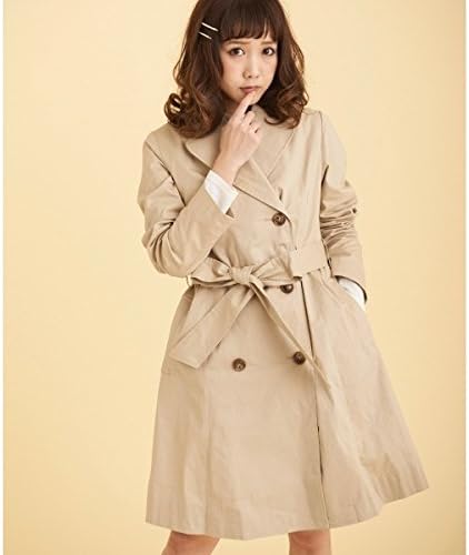 Amazon マジェスティックレゴン Majestic Legon ベルト付トレンチコート 15ベージュ 98 Free コート ジャケット 通販