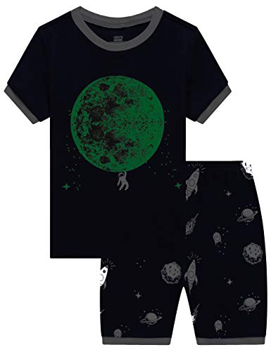 Image of KikizYe Boys Short Sleeve Pajamas Kids Summer Pjs Children Pajamas