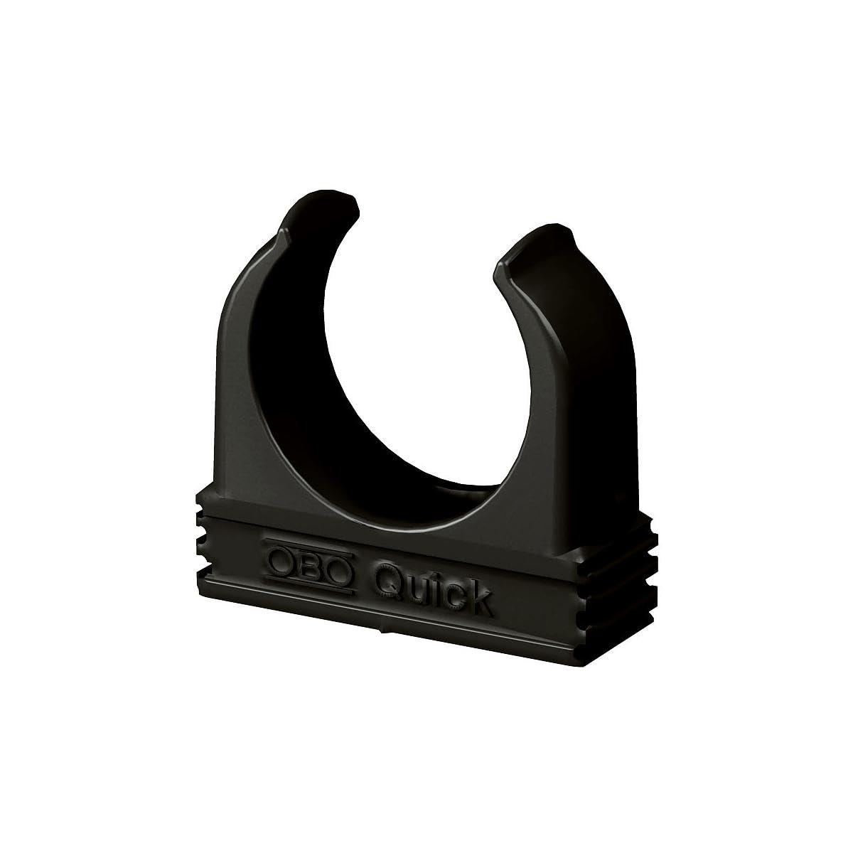 Abrazadera OBO Quick 2955/M25 negro de alta resistencia al impacto para tubos