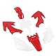 Aramox Verkleidungskit, Kunststoff Verkleidung Kotflügel Set Motorradzubehör Motorrad Bodykit Passend für CRF XR 50 CRF50 PIT BIKE