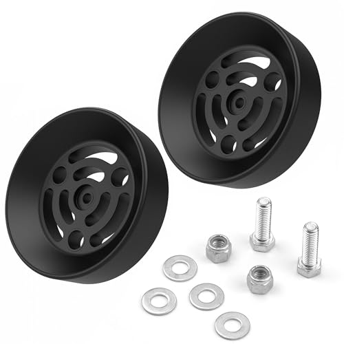 Air Bag Cradle KU09140BK for Full Suspension Travel, Level Your Truck & Tow with Ease, Fits All 2/4WD Full Size of Half Ton Truck and 6 Inch Diameter Convoluted Air Bags,Black