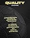 American Challenge All Terrain Outdoor Rubber Soccer Ball (Black, 5)