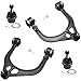 Detroit Axle - RWD 12pc Front End Suspension Kit for Chrysler 300 Dodge Charger Challenge Magnum, 2 Front Upper Control Arms Ball Joints 2 Lower Ball Joints 2 Sway Bars 4 Outer Inner Tie Rods 2 Boots