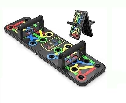 Push Up Training Board | Foldable Home Fitness Equipment with Color-Coded Positions & Ergonomic Handles | Upper Body Workout for Chest, Arms, Back & Shoulders-image-31