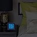 Equity by La Crosse 70905 Soft Blue Cube LCD Alarm Clock 5.20in. x 4.20in. x 3.30in.