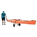 RAD Sportz Kayak Trolley Pro Premium Kayak Cart with NO-Flat Airless Tires 150 LB Capacity Orange with Free Mesh Carry Bag