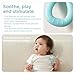 KUB Teethers for Babies 3-12 Months, Baby Teething Relief, Teether Toys, Teething Mittens 3-12 Months for Infant Blue
