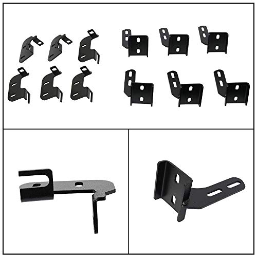 Estribos para Jeep Wrangler JK 2007-2018, acero negro miniatura 6