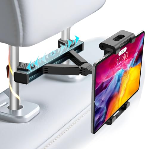 Tablet Halterung Auto Kopfstütze, Tablethalterungen Ausziehbare, Tablet-Halterung 360°Drehbare und Ausziehbar für Autokopfstützen, KFZ Tablet Halter Kompatibel mit iPad und Alle 4,7-12,9 Zoll Geräte Tablet Halterung Auto Kopfstütze, Tablethalterungen Ausziehbare, Tablet-Halterung 360°Drehbare und Ausziehbar für Autokopfstützen, KFZ Tablet Halter Kompatibel mit iPad und Alle 4,7-12,9 Zoll Geräte