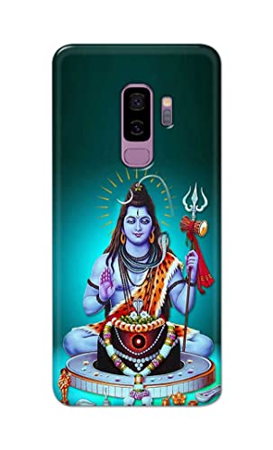 Image of Printed Hard Back Cover Case for Samsung Galaxy S9 Plus | Samsung S9+ Back Cover (Lord Shiva) -1803
