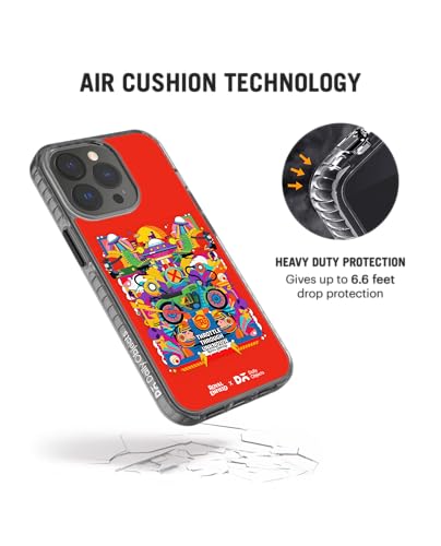 Image of DailyObjects Synchrony-3000 Stride 2.0 Magnetic Case Cover Compatible with iPhone 14 Pro Max | Wireless Charging Slim Back Cover | 2 Layer Edge Protection & Shockproof