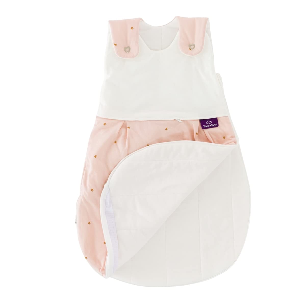 Träumeland Babyschlafsack LIEBMICH 3-teilig Set Märchengold, Größe 56/62