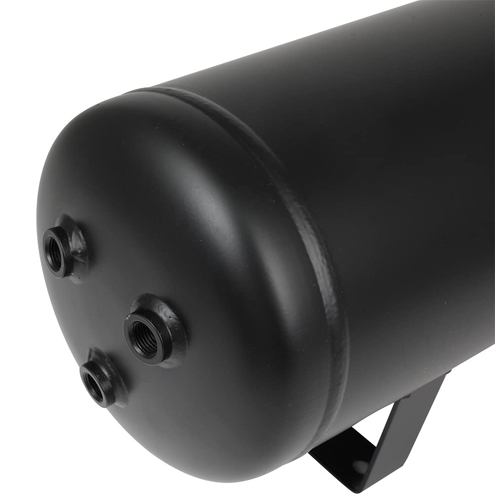 Ineedup 3 Gallon (12 Liter) 7 Port Air Compressor Tank 200 PSI Replacement for Air Ride Suspension Car Train Horn