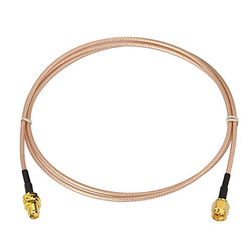 BINGFU SMA Female Bulkhead Mount to SMA Male RG316 Antenna Extension Cable 1m 3 feet 2-Pack Compatible with 4G LTE Router Gateway Cellular SDR USB Dongle Receiver by BINGFU - Image 3