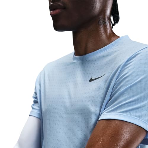 Nike Miler Breathe Dri-Fit męski top do biegania z krótkim rękawem, niebieski (Psychic Blue/Reflective Silv), HJ4181-422, S