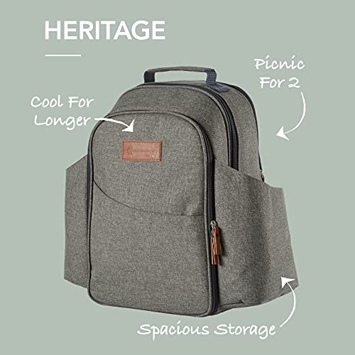 Picknick-Rucksack für 2 Personen Tower Coast & Country CC879023
