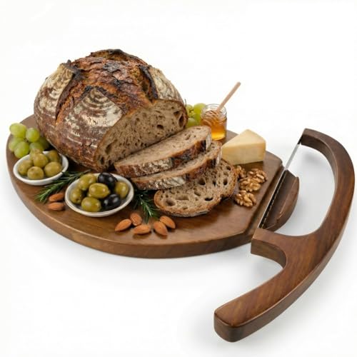 Set de Tabla y Cuchillo para Pan de Masa Madre miniatura 1