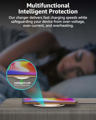 Image of TOZO W1 Max 15W Fast Wireless Charging, Anti-Slip, Sleep-Friendly