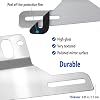 Aootf Trailer License Plate Bracket Holders- Stainless Steel Metal Car Tag Frame for Truck/RVs/Boats, 2 Pack Chrome Holder with Screw Caps and Reflective Strip