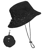 Bucket Hat For Woman Sun Rain Waterproof Sunhat Wide Brim Bonnet Packable Straw Fishing Hat Hiking Caps Camping Pool Uv Protection Hats Summer Fishing Sunshade Outdoor Quick-drying Cowboy Cover Travel - Image 2