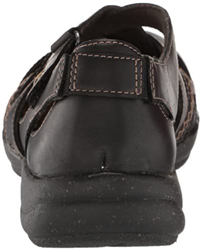 Clarks Roseville Step Mary Jane Flat, Black Leather, 8 Medium #TOP2