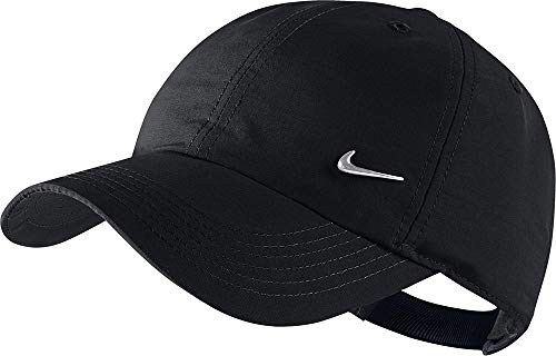 Nike Metal Swoosh H86 405043-010 Kinder Cap, zwart/zilver metallic, 1 maat