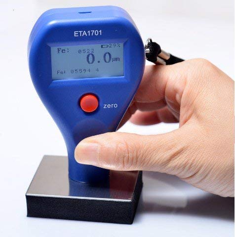 ETA-1701 Medidor Digital de Espesor de Recubrimiento Automotriz Coating Thickness Gauge Fe y NFe 0-1000um miniatura 1