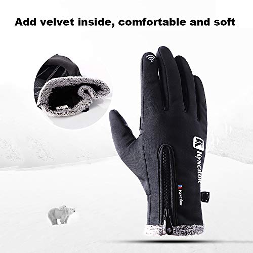 Sangmei Unissexo inverno lã térmica esportes ao ar livre à prova d'água e à prova de vento Biciclet