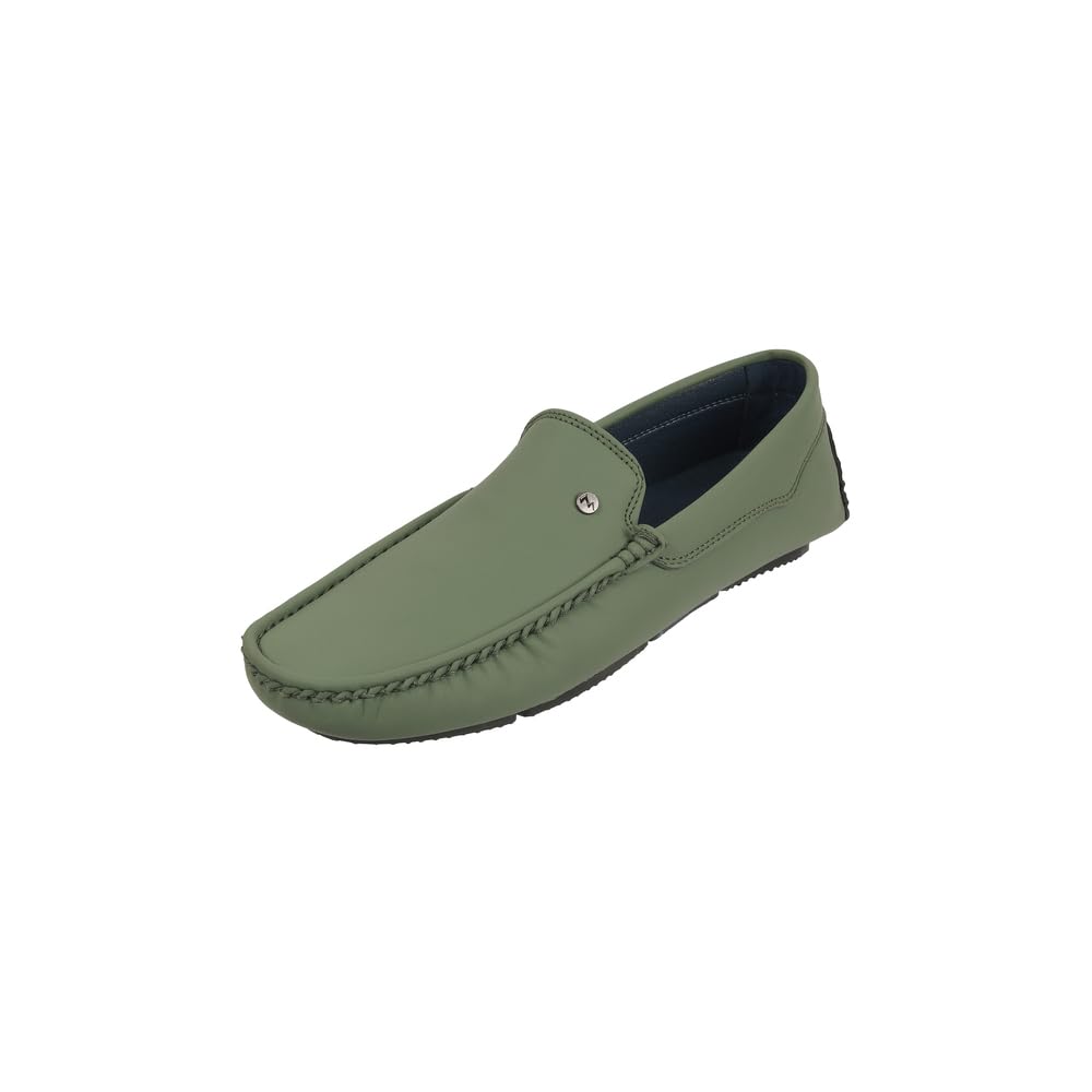 Metro Men Green Faux Leather Loafer Shoes UK/10 EU/44 (71-8514) (B0DBHTPBYZ) Amazon Price History, Amazon Price Tracker