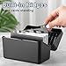 Fuutreo 12 Pack 3x5 Organizer Index Card Box Flash Note Index Card Holder Case for Recipes Addresses(Black)
