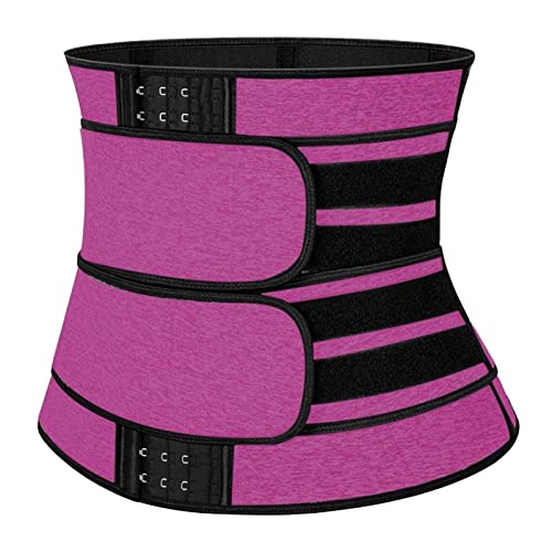 LDDIFHWW Cintura Deportiva de Mujer - Talla 3XL, Rosa roja M