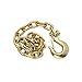 Fulton Safety Chain, Grade 70, 1/2 x 42-Inch with 1/2-Inch Clevis Hook