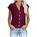 yuwo T-shirt à manches longues pour femme - En coton - Coupe ample - Coupe sèche - Manches longues - Blanc - Manches courtes - Bordeaux - Taille XXL
