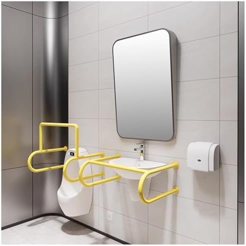 Stainless Steel Fixed Tilt Bathroom Mirror with Rounded Corners, 70x50cm, Vertical Hanging Design, Modern Silver Finish for Home Decor & Vanity Use