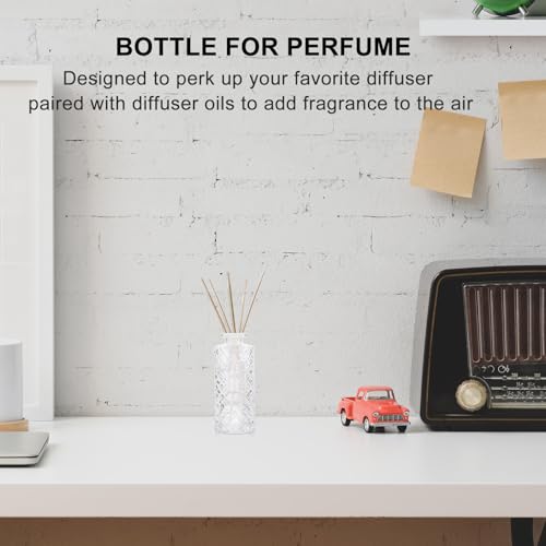 Botellas difusoras de vidrio transparente de 150ml para aromaterapia casera 7