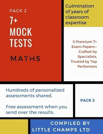 7+ Maths Mock Papers: Pack 2: Maths Mock Tests for 7+ (Year 3) : Smith