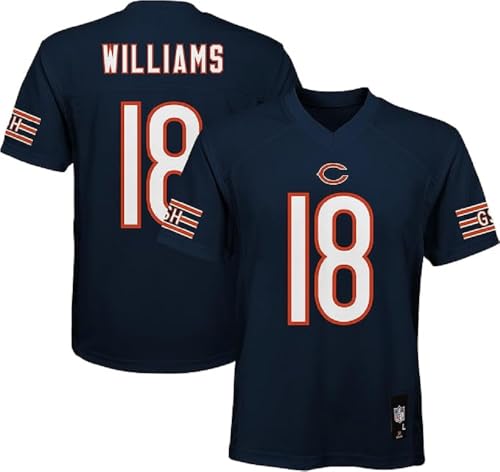 Caleb Williams #18 Chicago Replica Player Jersey - Youth Boys (8-20) (US Numeric 18 20 Regular Bears - Navy)