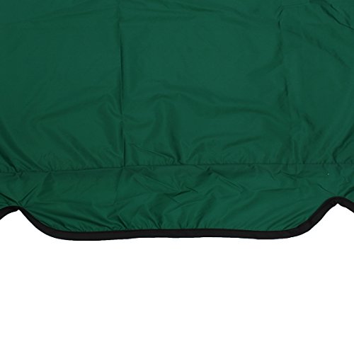 Ddanke Patio Swing Cushion Cover Swing Seat Cover Replacement For 3 Seat Swing Chair Dustproof Protection 150X50X10Cm, Cover Only (Green) #TOP4