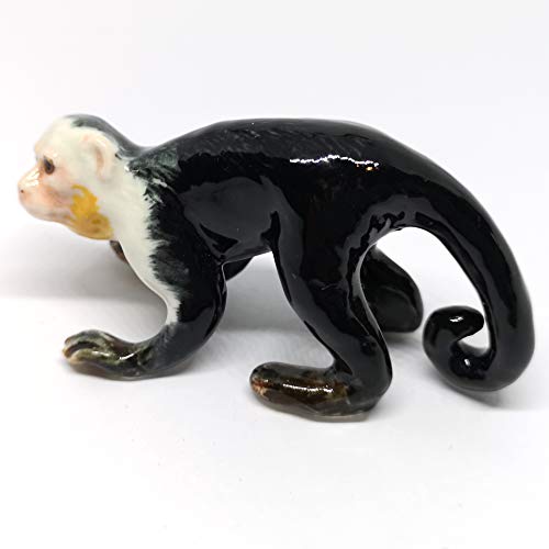 Zoocraft Ceramic Figurine Capuchin Monkey Handmade Miniature Collectible Porcelain Diy Gift #TOP1