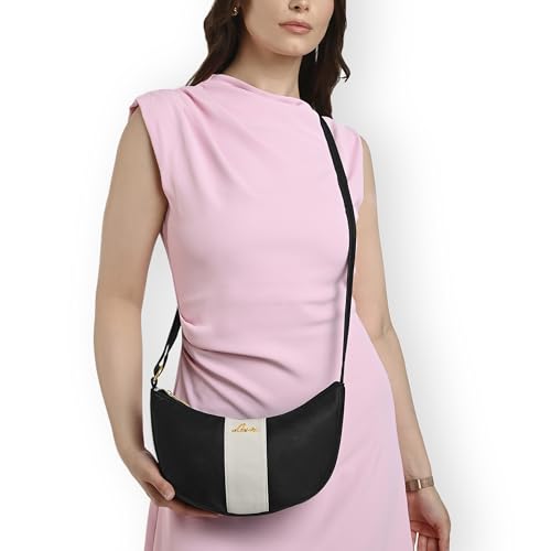 Image of Lavie Women's Bonnie Hobo Colorblock Crossbody Sling Bag | Ladies Purse Handbag | Gift for Women