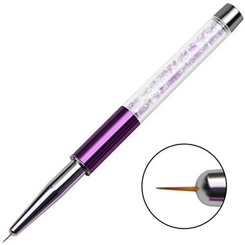 6-teiliges Set Nagelkunst-Pinsel-Werkzeug für professionelle Nageldesigner, Zeichenstifte für Hand-Maniküre – Bild 6