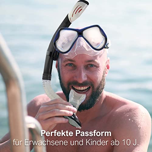 Schnorchelset Sportastisch Profi Snorkel Star mit Anti-Fog