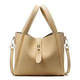 Taille et capacité : taille : 22 x 19 x 13 cm, petit sac : 19 x 14 x 5 cm. Le sac à main seau offre un espace spacieux pour les portefeuilles, les téléphones portables, les lunettes, les cartes d'identité, les clés et d'autres articles.